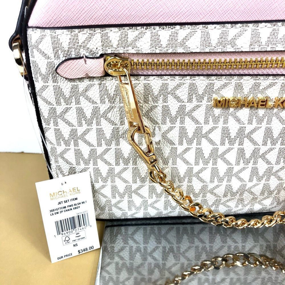 Michael Kors EW Crossbody Bag Vanilla - Picture 5 of 7